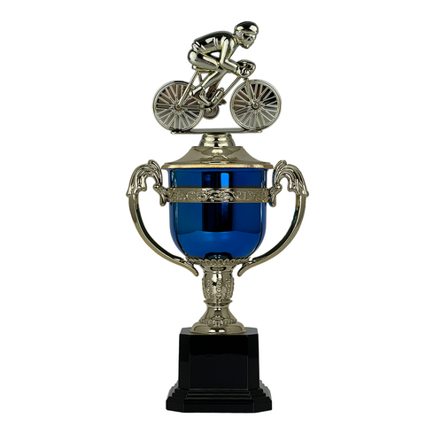 Trofeo de Copa con Figura Serie PC de Ciclismo